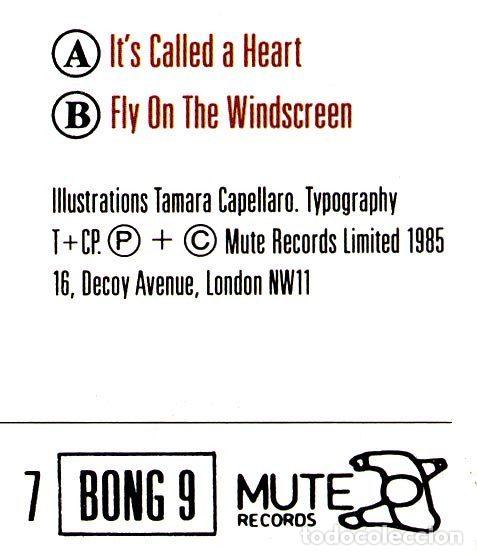 Discos de vinilo: Depeche Mode &ndash; Its Called A Heart (Vinyl, Mute 7 BONG 9) - Foto 7