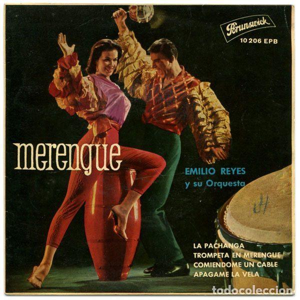 Vinyl-Schallplatten: Emilio Reyes Y Su Orquesta &ndash; Merengue (Vinyl, Brunswick 10 206 EPB)
