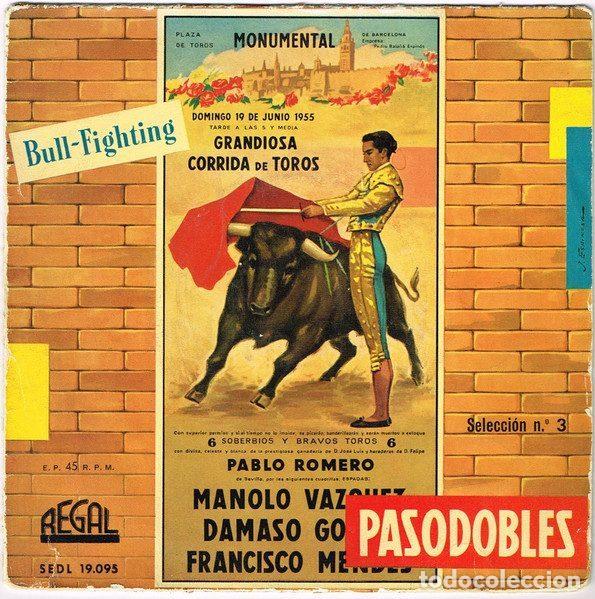 Disques de vinyle: Banda Del Regimiento De Infanter&iacute;a Ja&eacute;n N.&ordm; 25 &ndash; Pasodobles. Corridas De Toros = Bull-Fighting...