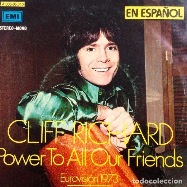 Vinyl-Schallplatten: Cliff Richard &ndash; Power To All Our Friends (En Espa&ntilde;ol) (Vinyl, EMI 1 J 006-05.340)