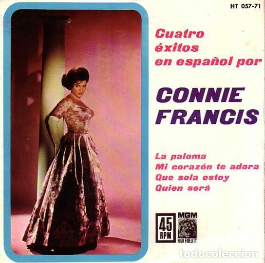 Discos de vinilo: Connie Francis &ndash; Cuatro &Eacute;xitos En Espa&ntilde;ol Por Connie Francis (Vinyl, MGM Records HT 057-71)