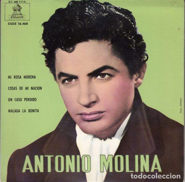Disques de vinyle: Antonio Molina &ndash; Mi Rosa Morena (Vinyl, Odeon DSOE 16.468)