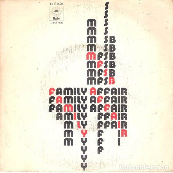 Disques de vinyle: MFSB &ndash; Family Affair (Long Version) (Vinyl, Epic EPC 1504)