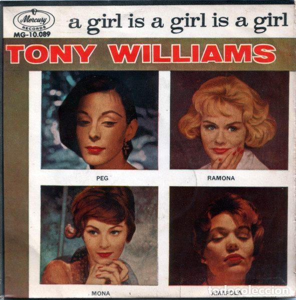 Disques de vinyle: Tony Williams &ndash; A Girl Is A Girl Is A Girl (Vinyl, Mercury MG-10.089)