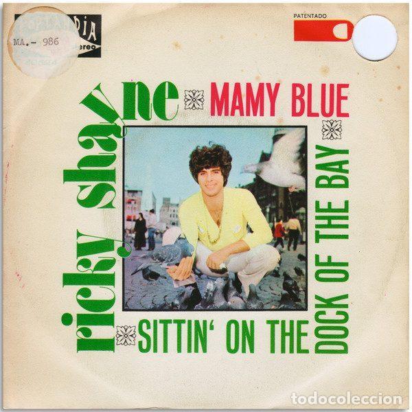 Discos de vinil: Ricky Shayne &ndash; Mamy Blue / Sittin' On The Dock Of The Bay (Vinyl, Poplandia P-30524)