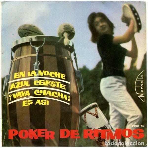 Discos de vinilo: Poker De Ritmos &ndash; En La Noche / Azul Celeste / &iexcl;Vaya Chacha! / Es As&iacute; (Vinyl, Marbella 2008-XC)