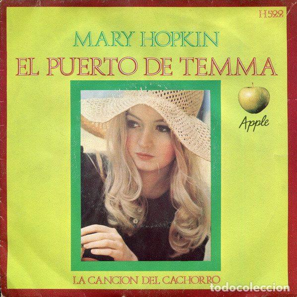Dischi in vinile: Mary Hopkin &ndash; El Puerto De Temma / La Canci&oacute;n Del Cachorro (Vinyl, Apple Records H-522)