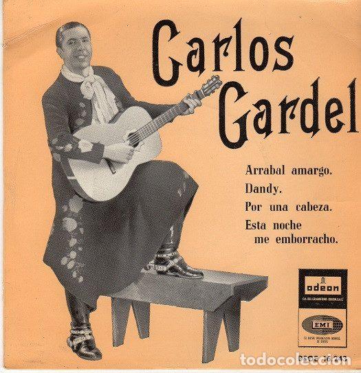 Discos de vinilo: Carlos Gardel &ndash; Arrabal Amargo / Dandy / Por Una Cabeza / Esta Noche Me Emborracho (Vinyl, Odeon...