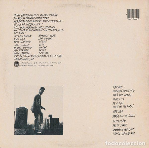 Discos de vinilo: Tim Curry &ndash; Simplicity (Vinyl, A&M Records SP-4830) - Foto 2