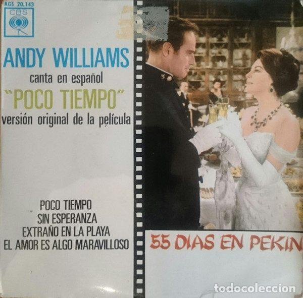 Dischi in vinile: Andy Williams &ndash; Canta En Espa&ntilde;ol &rdquo;Poco Tiempo&rdquo; Versi&oacute;n Original De La Pel&iacute;cula &rdquo;55 D&iacute;as En...