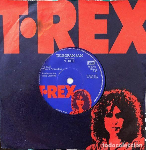 Discos de vinilo: T&bull;Rex &ndash; Telegram Sam (Vinyl, T. REX T-REX 101) - Foto 3