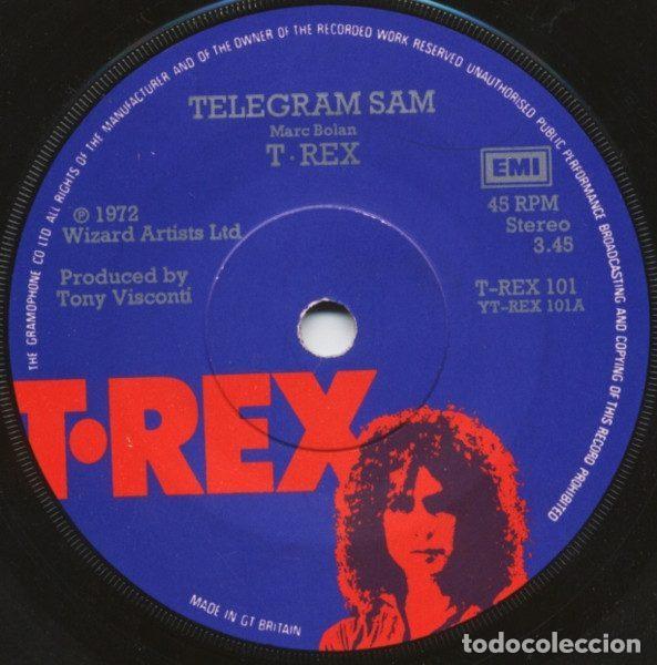 Discos de vinilo: T&bull;Rex &ndash; Telegram Sam (Vinyl, T. REX T-REX 101) - Foto 1