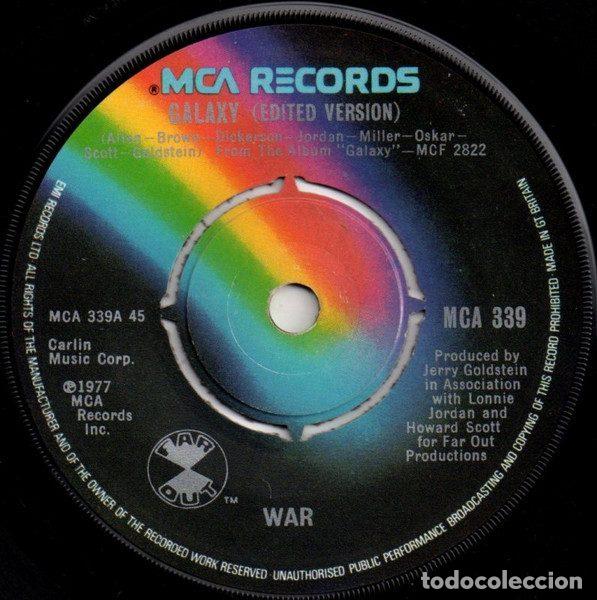 Discos de vinilo: War &ndash; Galaxy (Vinyl, MCA Records MCA 339) - Foto 1