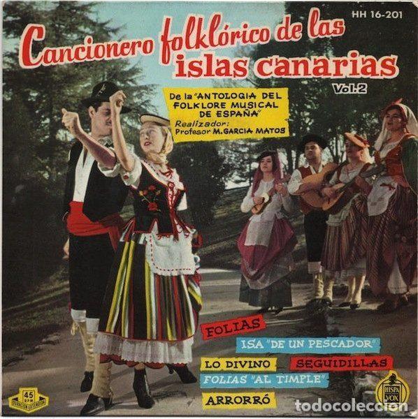 Discos de vinilo: Various &ndash; Cancionero Folkl&oacute;rico De Las Islas Canarias Vol.2 (Vinyl, Hispavox HH 16-201)