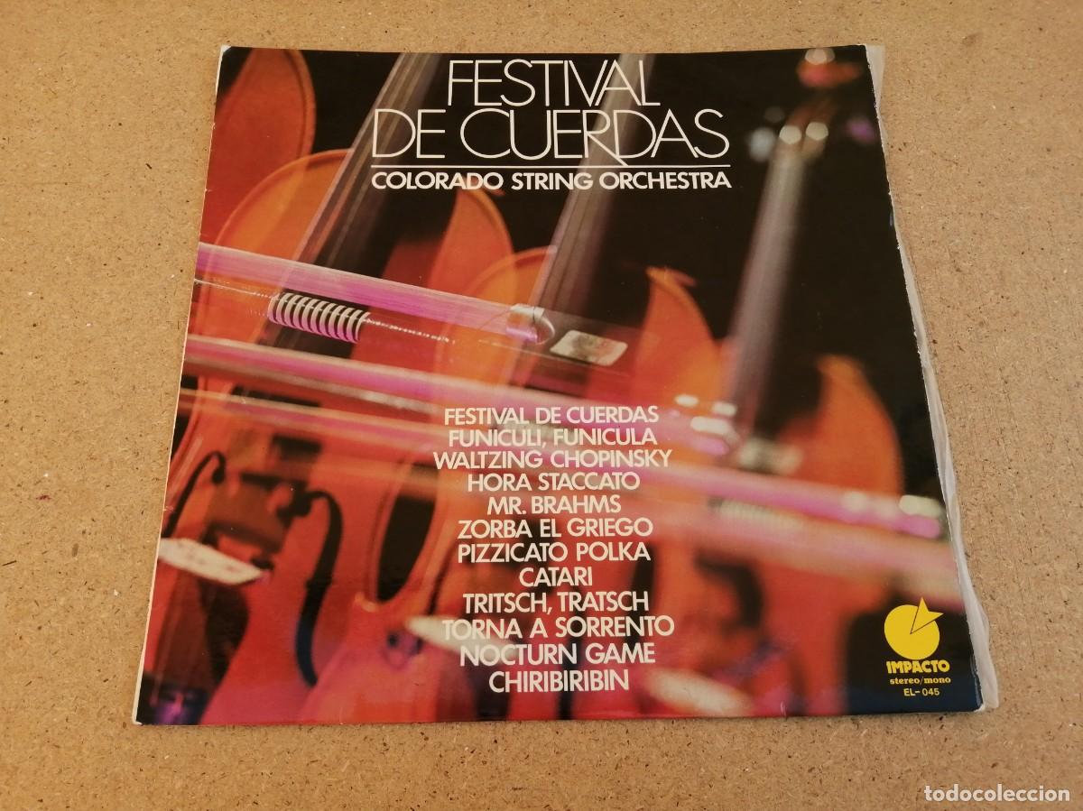 Disques de vinyle: DISCO LP. FESTIVAL DE CUERDAS. COLORADO STRING ORCHESTRA