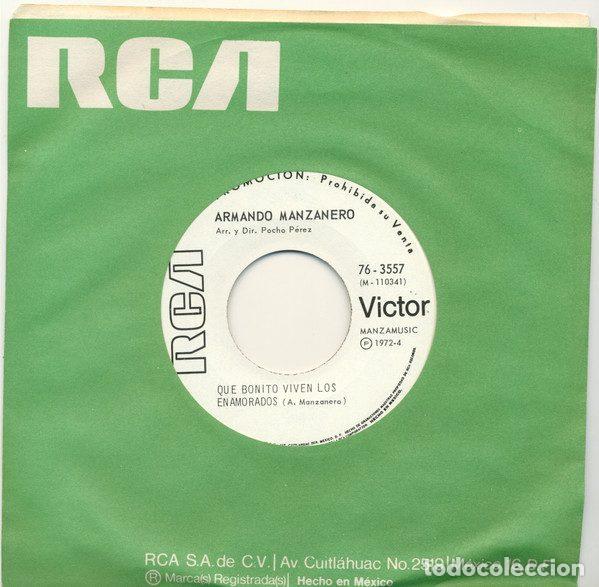 Vinyl-Schallplatten: Armando Manzanero &ndash; Que Bonito Viven Los Enamorados / Lo Tengo Todo (Vinyl, RCA Victor 76-3557)