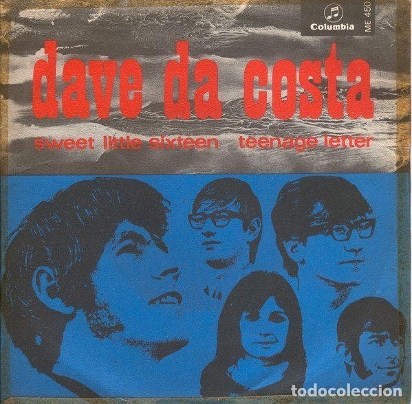 Vinyl-Schallplatten: Dave Da Costa &ndash; Sweet Little Sixteen / Teenage Letter (Vinyl, Columbia ME 450)