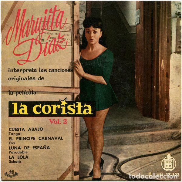 Discos de vinil: Marujita Diaz &ndash; Interpreta Las Canciones Originales De La Pel&iacute;cula &rdquo;La Corista&rdquo; Vol. 2 (Vinyl,...