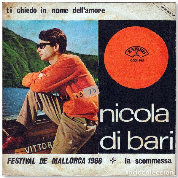 Discos de vinilo: Nicola Di Bari &ndash; Festival De Mallorca 1966 (Vinyl, Zafiro 00X-165)