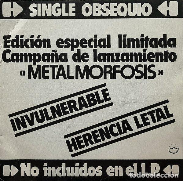 Discos de vinilo: Bar&oacute;n Rojo &ndash; Invulnerable / Herencia Letal (Vinyl, Chapa Discos RS-33.084)