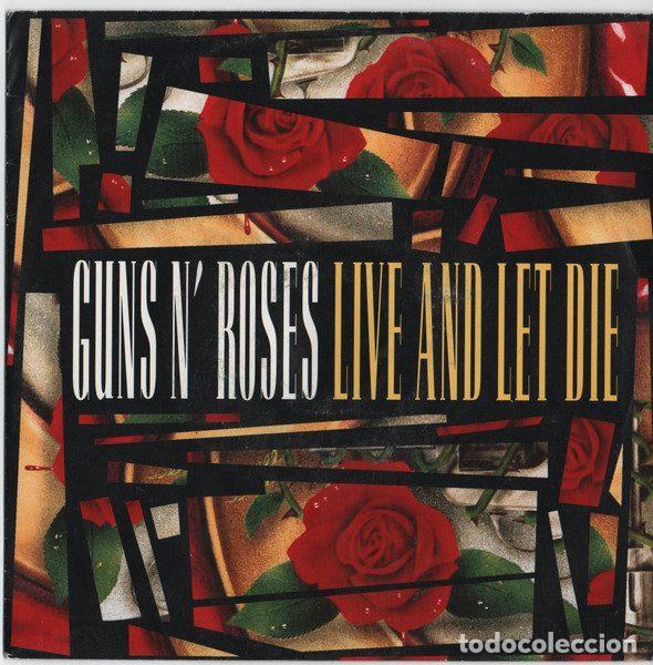 Vinyl-Schallplatten: Guns N' Roses &ndash; Live And Let Die (Vinyl, Geffen Records 1A GES 19114)