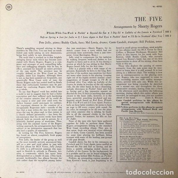Discos de vinilo: The Five &ndash; The Five (Vinyl, RCA NL 45722) - Foto 2