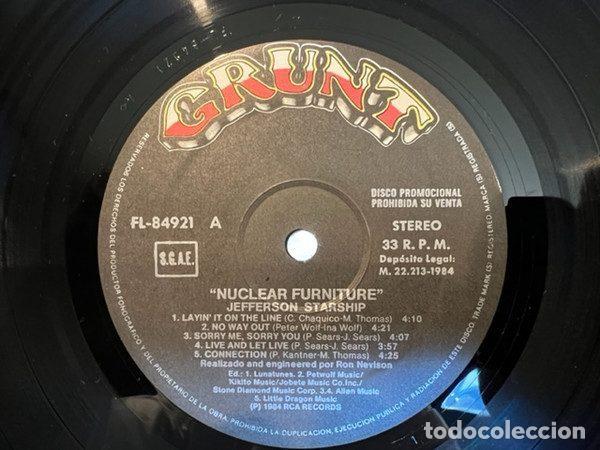 Discos de vinil: Jefferson Starship &ndash; Nuclear Furniture (Vinyl, Grunt FL-84921)