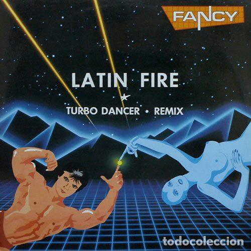 Disques de vinyle: Fancy &ndash; Latin Fire / Turbo Dancer Remix (Vinyl, Blanco Y Negro MX-177)