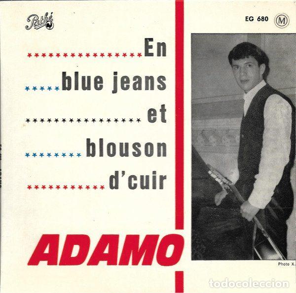 Vinyl-Schallplatten: Adamo &ndash; En Blue Jeans Et Blouson D'cuir (Vinyl, Path&eacute; EG 680)