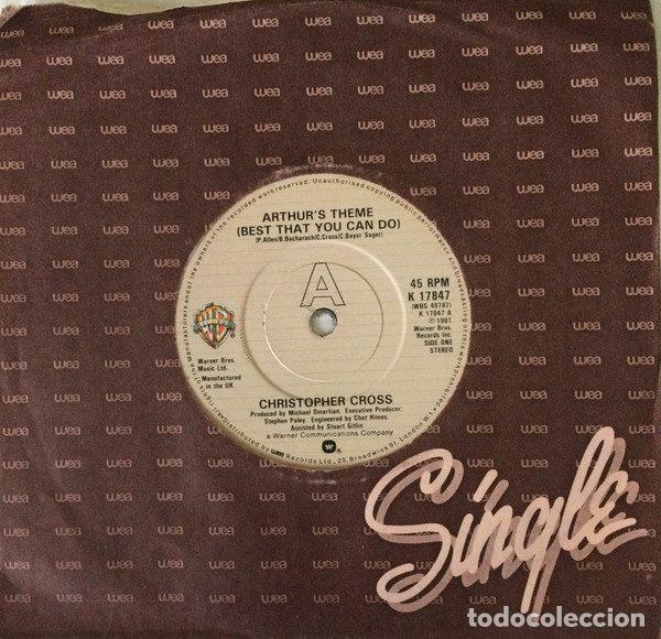 Dischi in vinile: Christopher Cross &ndash; Arthur's Theme (Best That You Can Do) (Vinyl, Warner Bros. Records K17847)