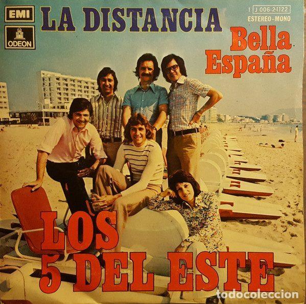 Vinyl records: Los 5 Del Este &ndash; La Distancia (Vinyl, Odeon 1 J 006-21122)