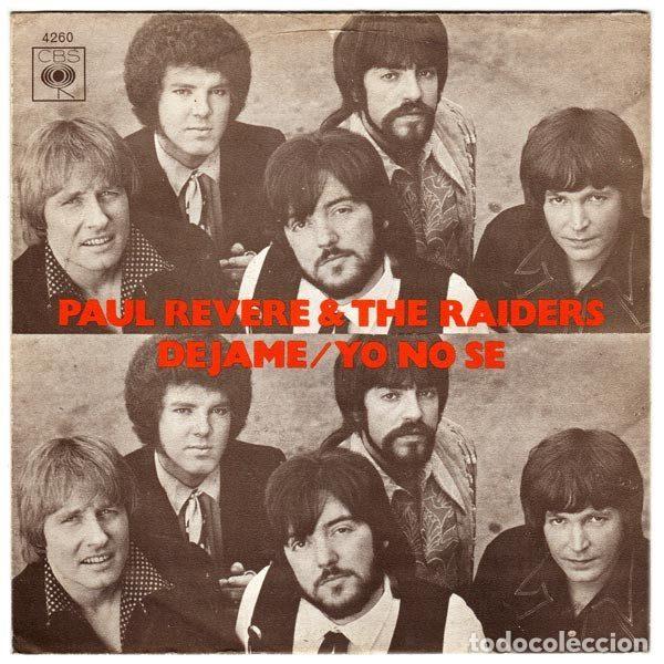 Vinyl records: Paul Revere & The Raiders &ndash; Dejame / Yo No Se (Vinyl, CBS 4260)