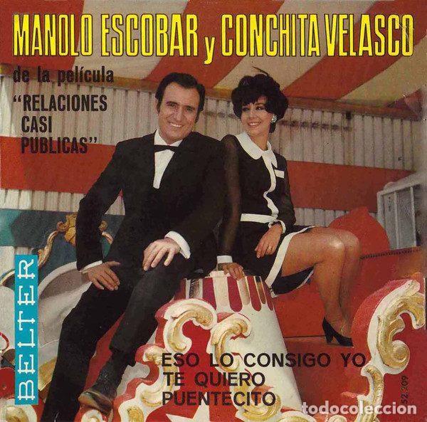 Discos de vinil: Manolo Escobar Y Conchita Velasco &ndash; Eso Lo Consigo Yo / Te Quiero / Puentecito (Vinyl, Belter...