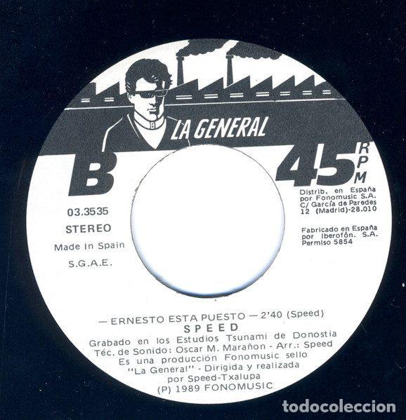 Discos de vinilo: Speed &ndash; Contento (Vinyl, La General 03.3535) - Foto 4