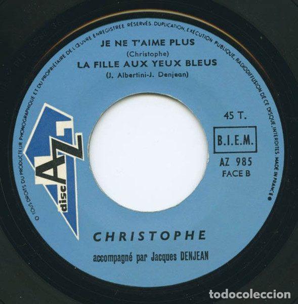 Discos de vinilo: Christophe &ndash; Aline (Vinyl, DiscAz EP 985) - Foto 4