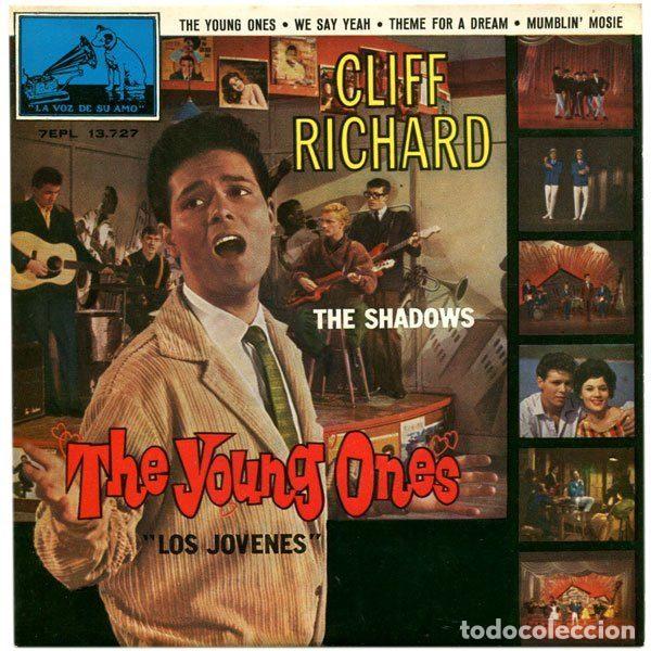 Dischi in vinile: Cliff Richard Con The Shadows &ndash; The Young Ones = Los J&oacute;venes (Vinyl, La Voz De Su Amo 7EPL 13.727)