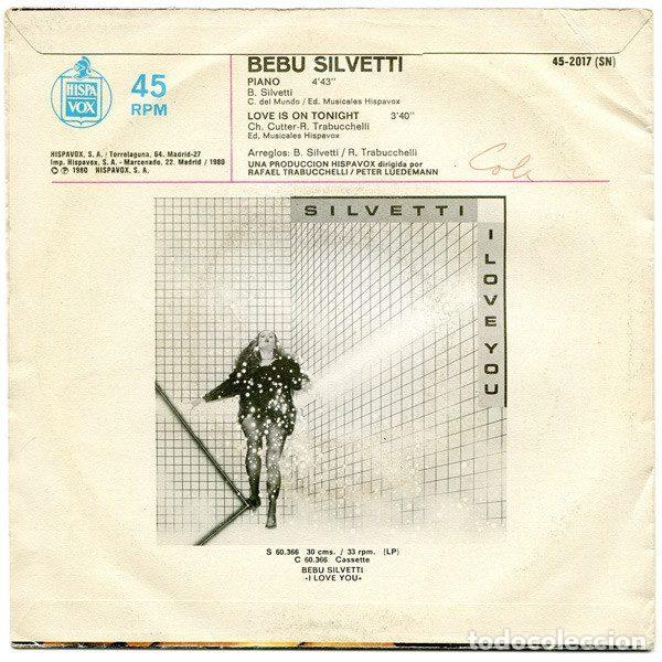 Discos de vinilo: Silvetti &ndash; Piano (Vinyl, Hispavox 45-2017) - Foto 2