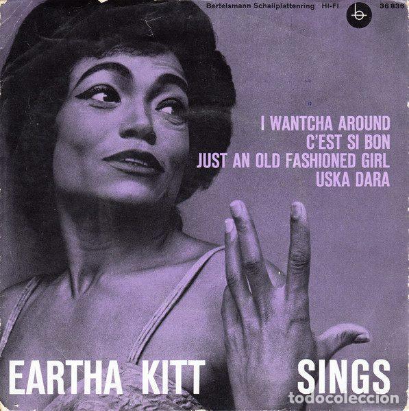 Discos de vinil: Eartha Kitt &ndash; Eartha Kitt Sings (Vinyl, Bertelsmann Schallplattenring 36 836)