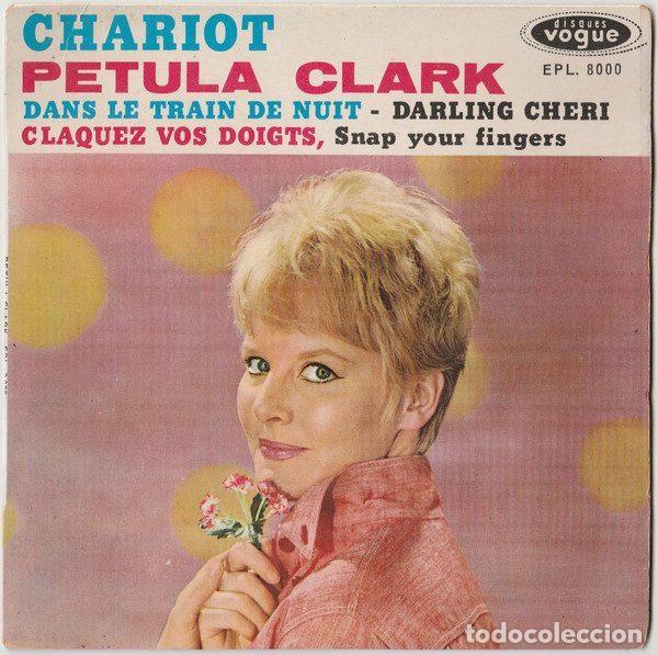 Vinyl records: Petula Clark &ndash; Chariot (Vinyl, Disques Vogue EPL. 8000)