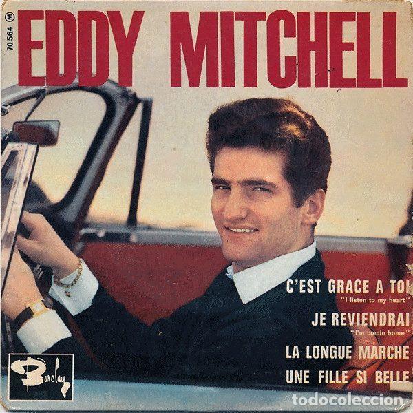 Vinyl records: Eddy Mitchell &ndash; C'est Gr&acirc;ce &Agrave; Toi (Vinyl, Barclay 70 564)