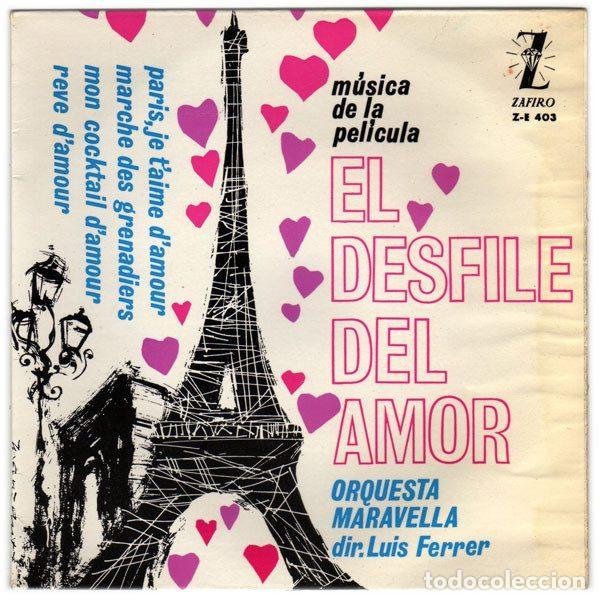 Discos de vinilo: Orquesta Maravella &ndash; M&uacute;sica De La Pel&iacute;cula: El Desfile Del Amor (Vinyl, Zafiro Z-E 403)
