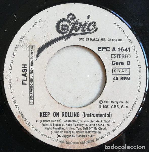 Discos de vinilo: Flash &ndash; Keep On Rolling (Vinyl, Epic EPC A-1641) - Foto 2