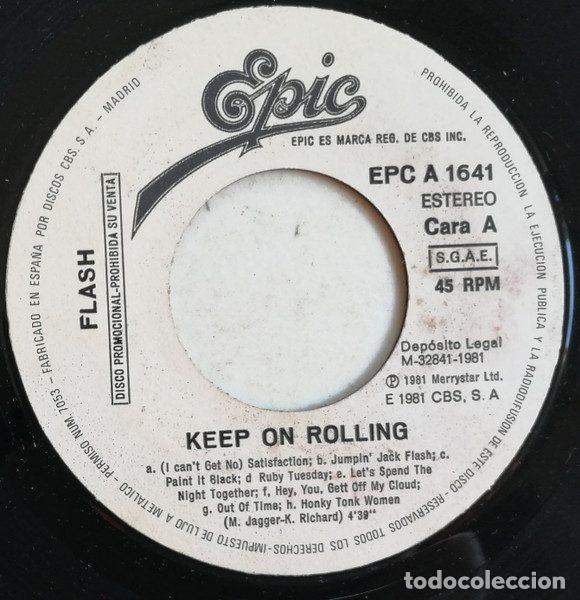 Discos de vinilo: Flash &ndash; Keep On Rolling (Vinyl, Epic EPC A-1641)