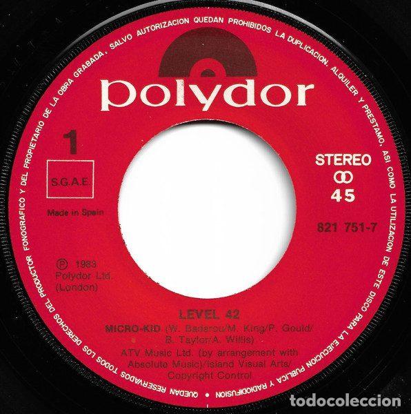 Discos de vinilo: Level 42 &ndash; Micro-Kid (Vinyl, Polydor 821 751-7) - Foto 3