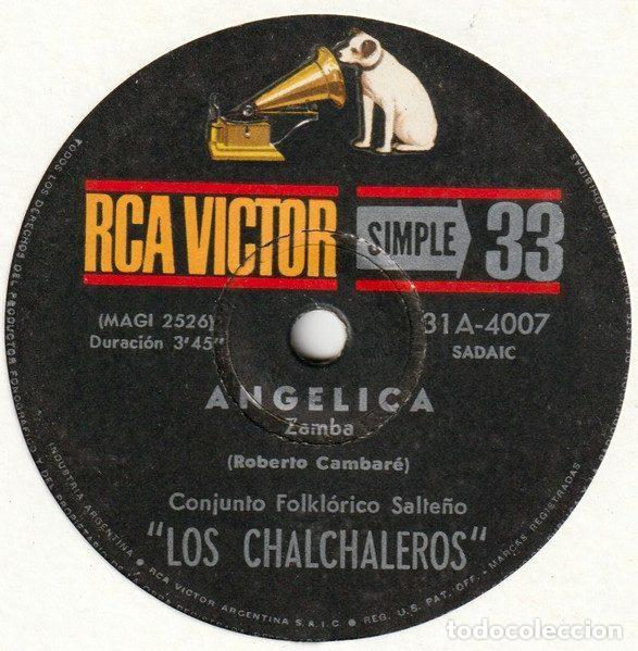 Dischi in vinile: Los Chalchaleros &ndash; Angelica (Vinyl, RCA Victor 31A-4007)