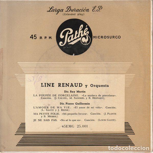Vinyl-Schallplatten: Line Renaud &ndash; Line Renaud Y Orquesta (Vinyl, Path&eacute; 45EMG 25.001)