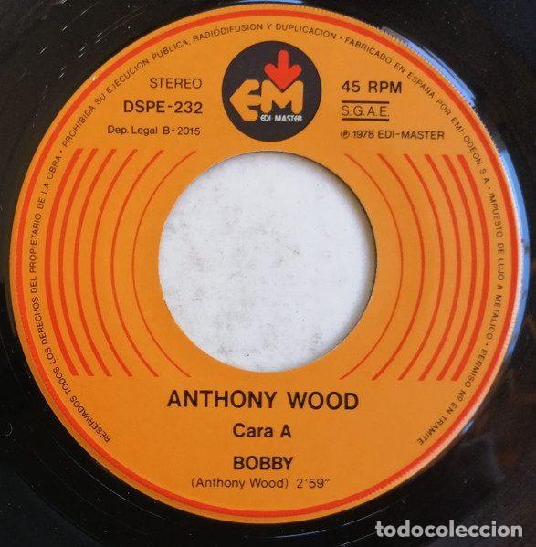 Discos de vinilo: Anthony Wood &ndash; Bobby (Vinyl, Edi-Master DSPE-232) - Foto 3