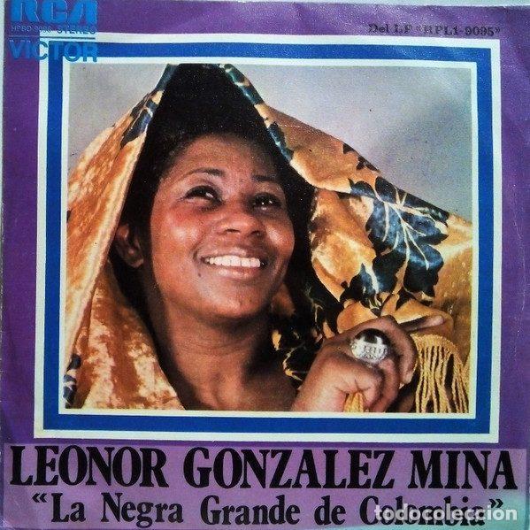 Vinyl records: Leonor Gonz&aacute;lez Mina &ndash; La Negra Grande De Colombia (Vinyl, RCA Victor HPBO-9096)