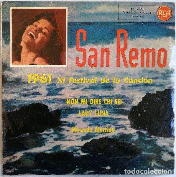 Vinyl-Schallplatten: Miranda Martino &ndash; San Remo 1961 XI Festival De La Canci&oacute;n (Vinyl, RCA 3-10109)