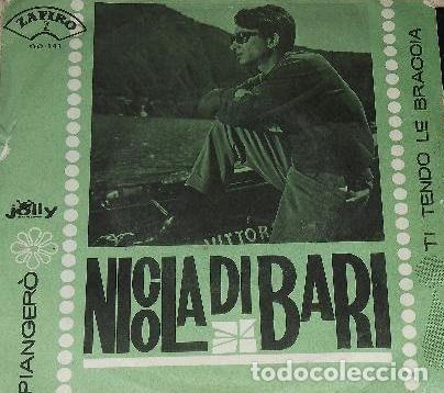 Vinyl records: Nicola Di bari &ndash; Piangero / Ti Tendo Le Braccia (Vinyl, Zafiro OO-141)